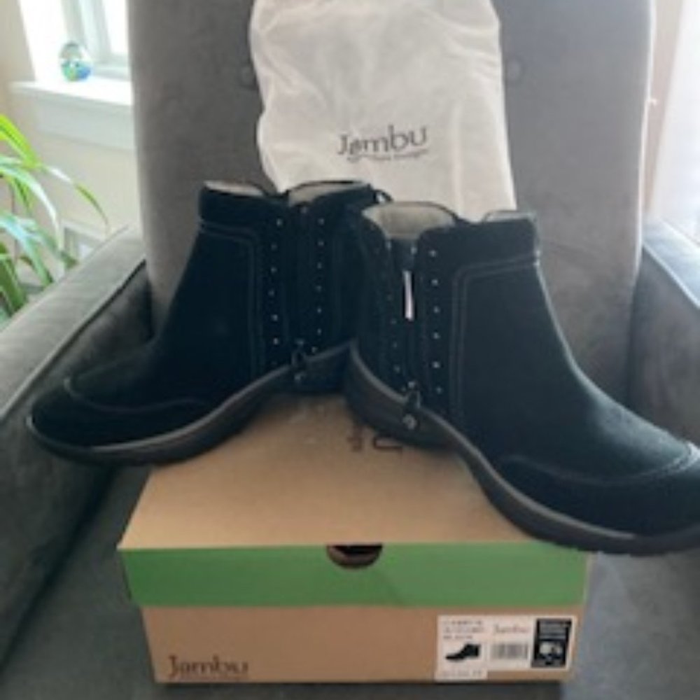 Black Booties Jambu